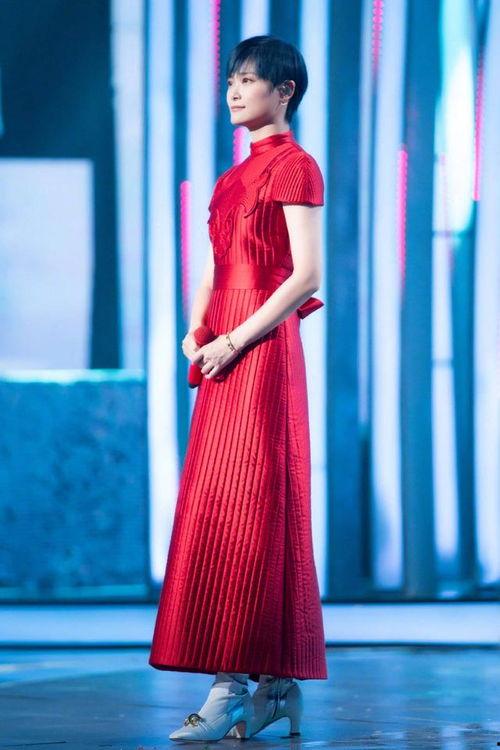 明星穿红色旗袍图片,明星旗袍秀，传统韵味与现代风采的完美融合